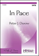 In Pace SATB choral sheet music cover